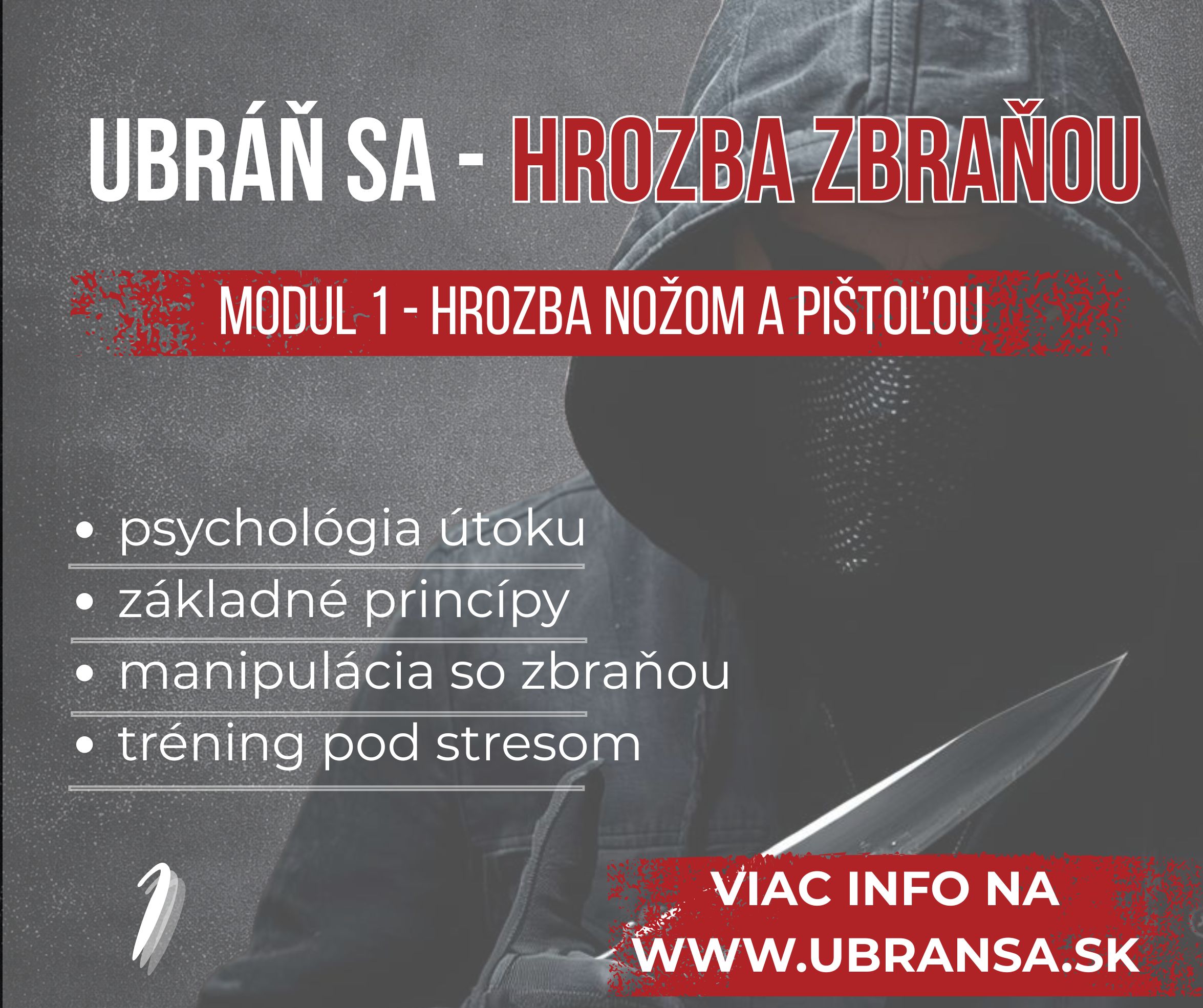 Ozbrojený útočník (Hrozba zbraňou)